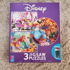 Disney Kids Jigsaw Puzzles New In Box